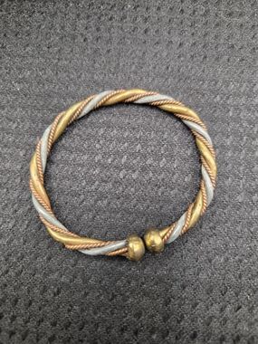 1263. Mixed Metal Twisted Bracelet
